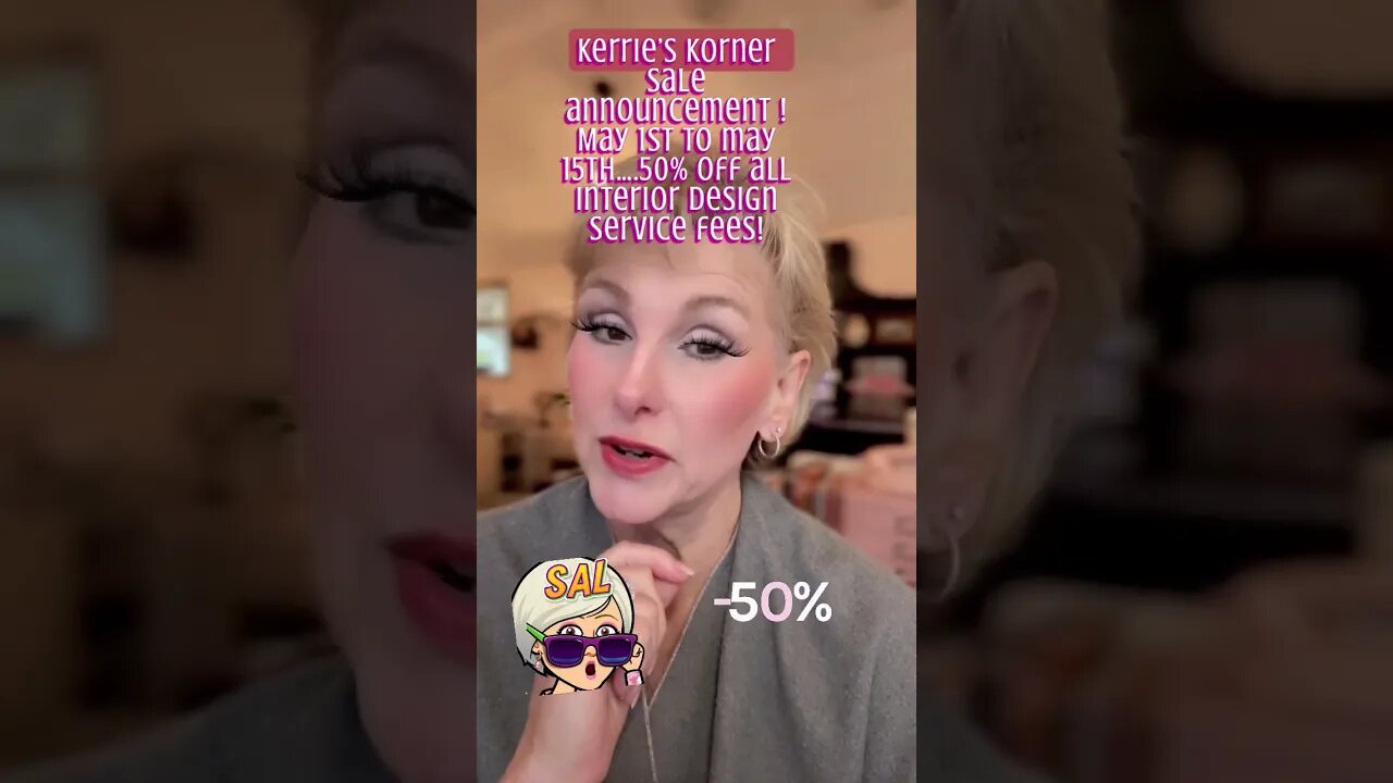 Kerrie’s Korner Sales Announcement!