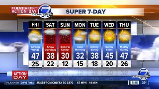 Snow moves in this weekend