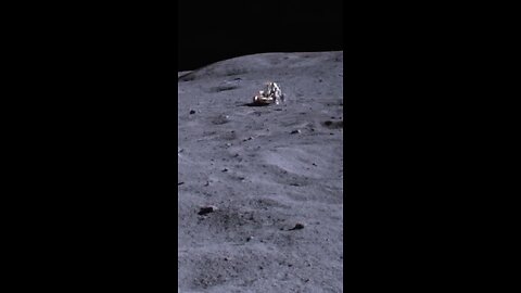 In 1971 nasa puta car on the moon