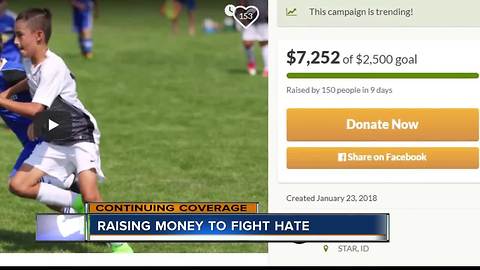 Youth soccer team raising money to fight hate