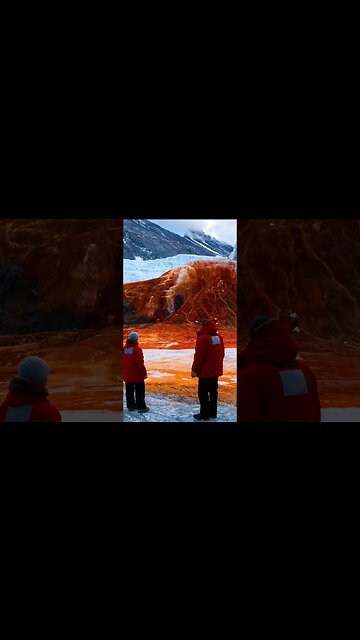 Blood fall River #shorts #youtubeshorts #facts #viral #mysterious #shortsfeed #shortsyoutube #short