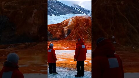 Blood fall River #shorts #youtubeshorts #facts #viral #mysterious #shortsfeed #shortsyoutube #short