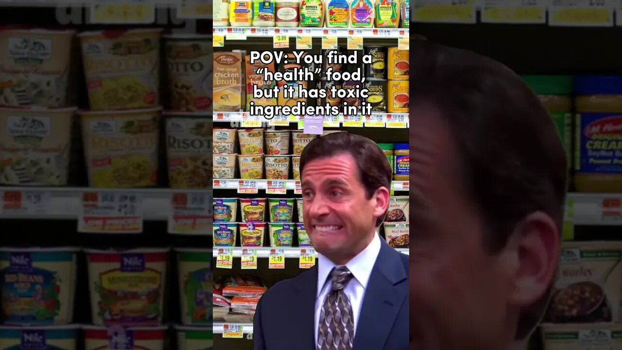 Who Knew Health Foods Came with Toxic Ingredients 🧪 Seed Oils Sugar Michael Scott Meme #shorts