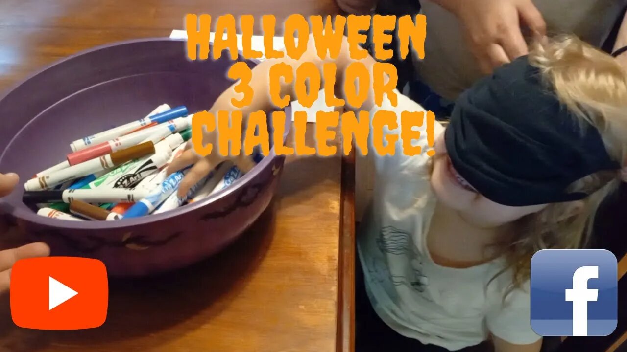 Halloween 3-Color Challenge! | Krazy Kidz Creations