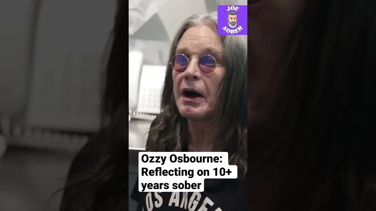 Ozzy Osbourne DISCUSSES 10 Years of Sobriety #shorts