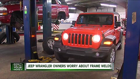 Jeep Wrangler owners worry about frame welds