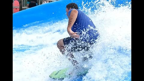 flowrider - Zak at Soak City, Kings Island (2022) #shorts