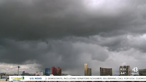 Timelapse: Cloud coverage over Las Vegas Strip