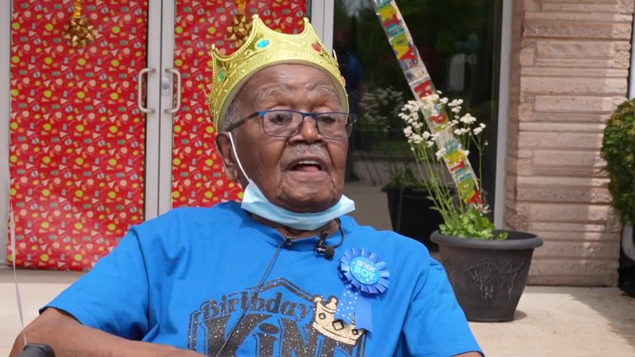 And at 99, Browne isn't letting his age stop him from being active.