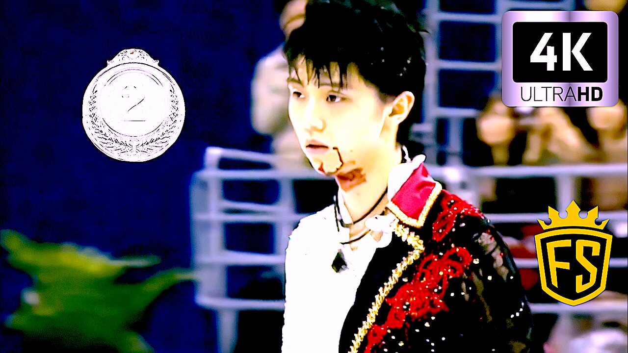 羽生 結弦 YUZURU HANYU🇯🇵🥈Free Skate 2014 Grand Prix Of China (NBC.4K)