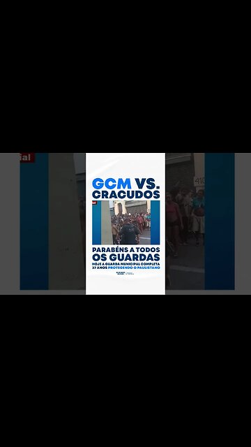Hoje a Guarda Civil Metropolitana de São Paulo, a GCM, completa 37 anos. #shorts #saopaulo