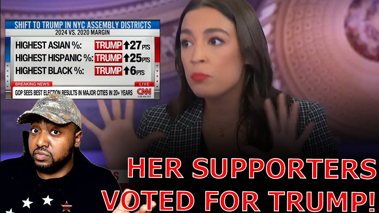 AOC STUNS Joy Reid After Admitting Out Her Bronx Supporters Voted For TRUMP Over Kamala Harris!