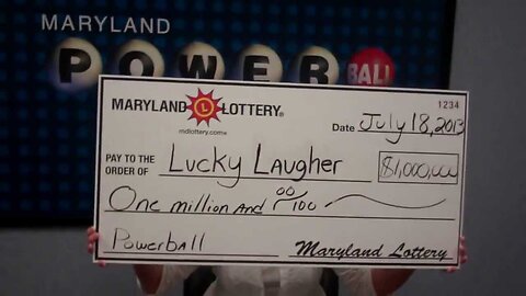 Contagious laughter by $1 million Powerball winner