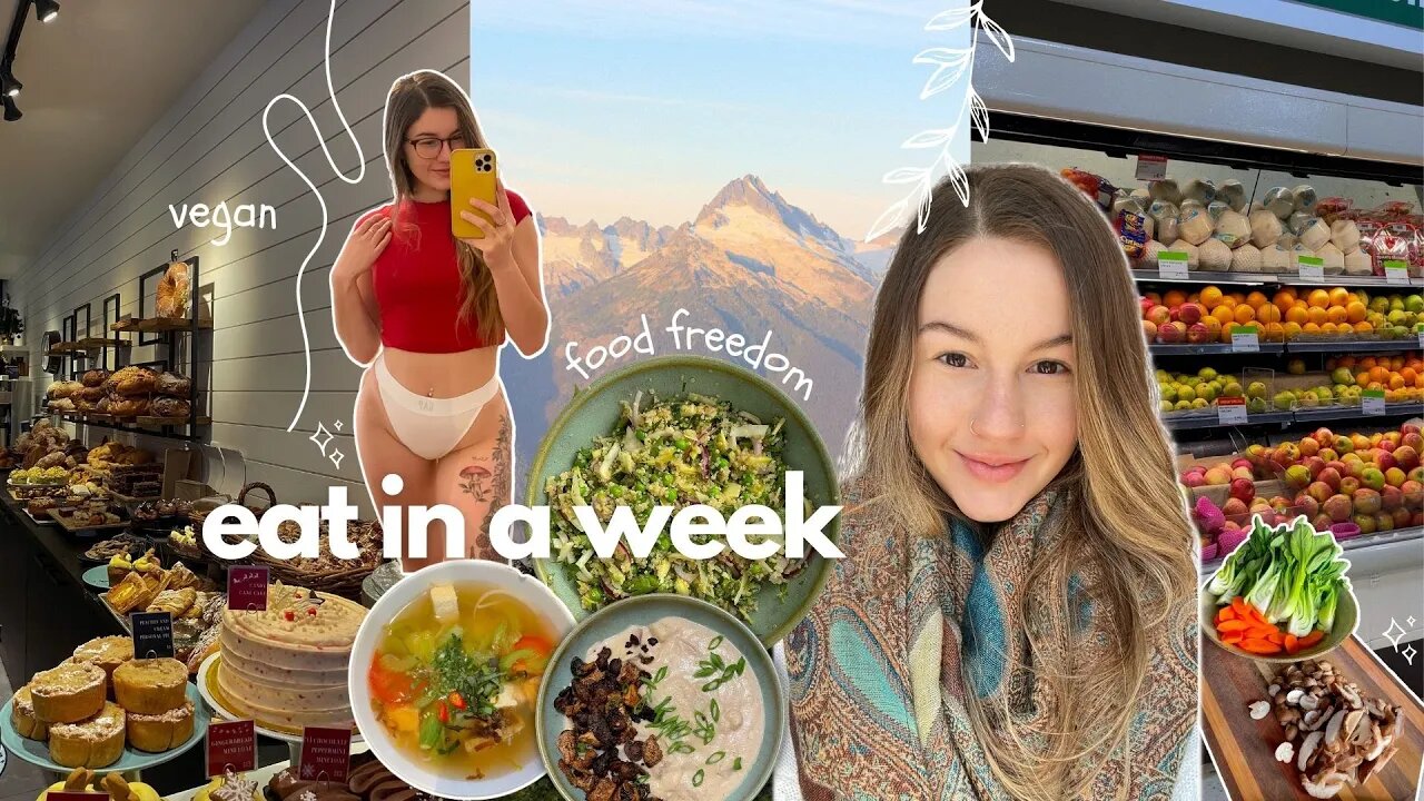 what i eat in a week - over christmas! ( vegan + real )