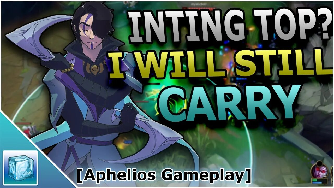 TOP LANE FEEDING? Only one solution... CARRY [Aphelios Gameplay]