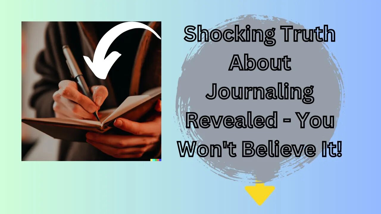 Shocking Truth About Journaling Revealed - You Won't Believe It! #shorts