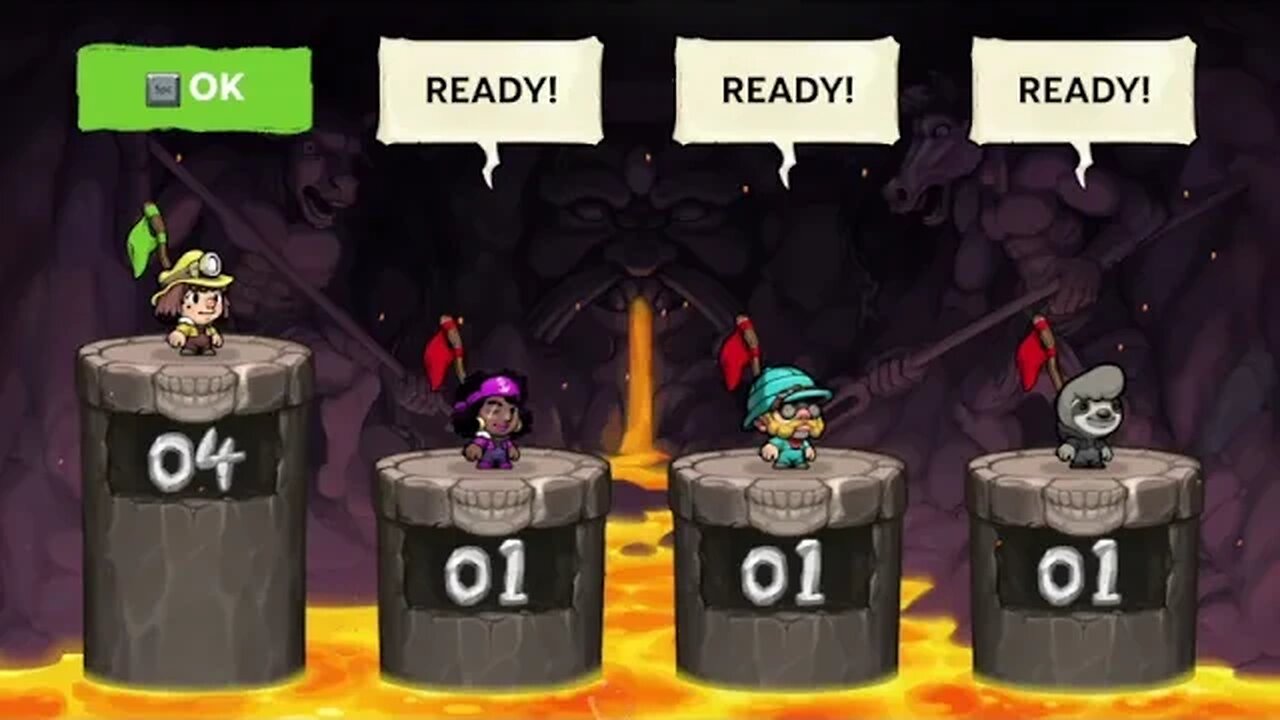 Session 2: Spelunky 2 (4 man FFA vs AI)