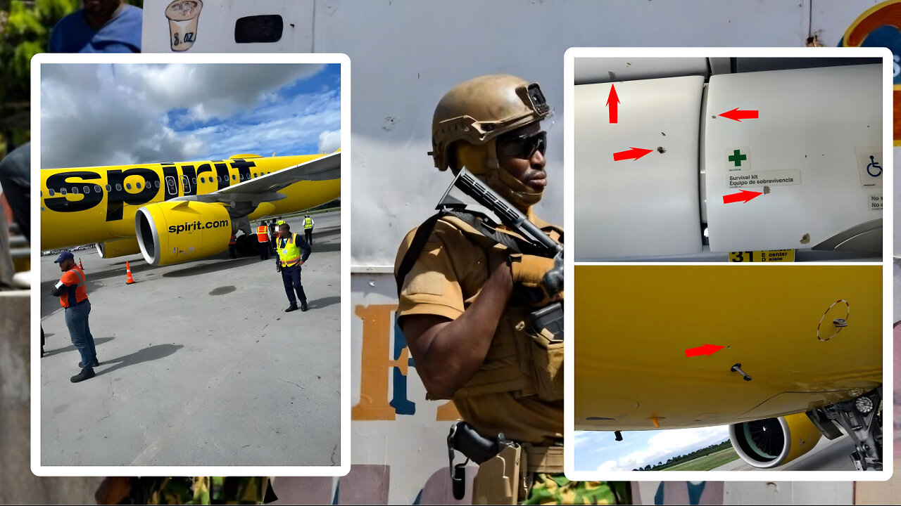 South West Airline Plane Riddled With Bullet Holes While Making Land Fall In Haiti