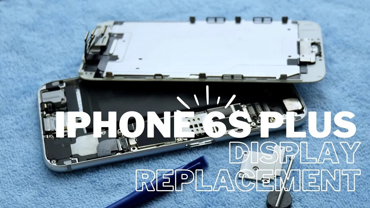 Apple Iphone 6s Plus, screen display, repair replacement, repair video