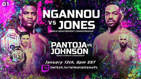 SimulationUFC 01: NGANNOU VS JONES FULL STREAM