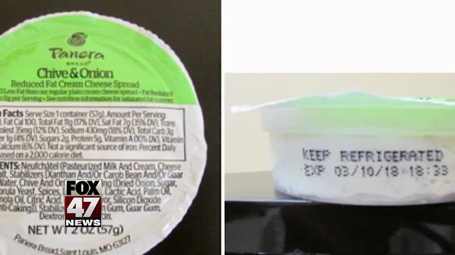 Panera Bread recalls cream cheese
