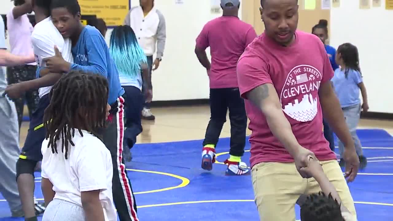 Wrestler starts 'Beat the Streets' program to mentor Cleveland kids