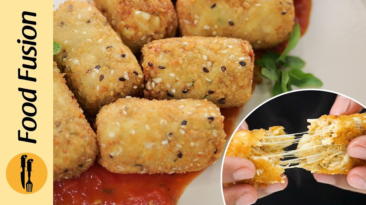 Egg chicken croquettes