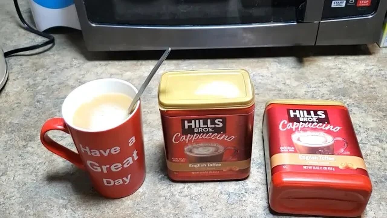 So so good, Hills Bros Instant Cappuccino Mix, English Toffee