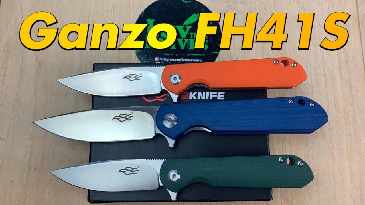 Ganzo FH41S /includes disassembly/ the Ganzo FH41 goes smaller !!