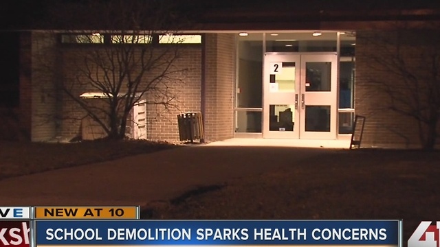 Overland Park school demolition sparks health concerns