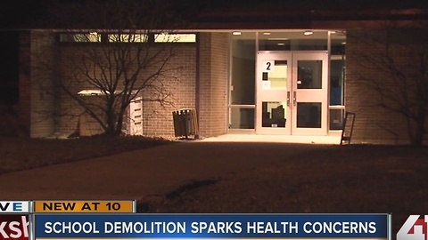 Overland Park school demolition sparks health concerns
