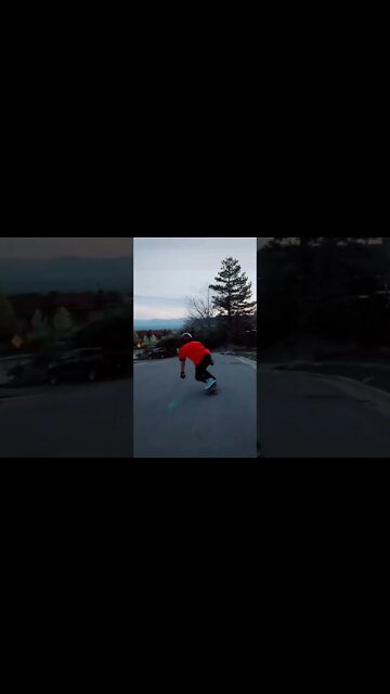 Backside 180° #longboarding