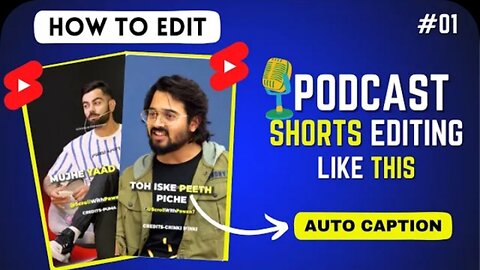 How to make podcast shorts for YouTube