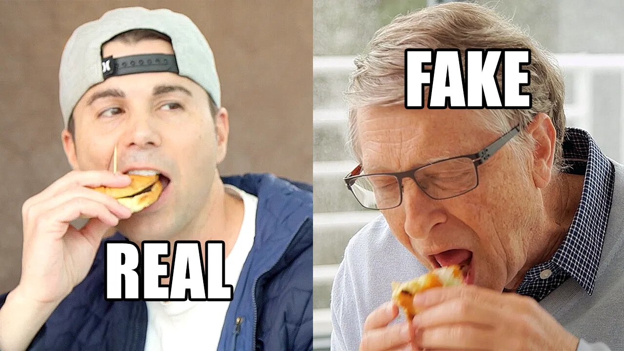 Feeding Bill Gates a Fake Burger (to save the world)