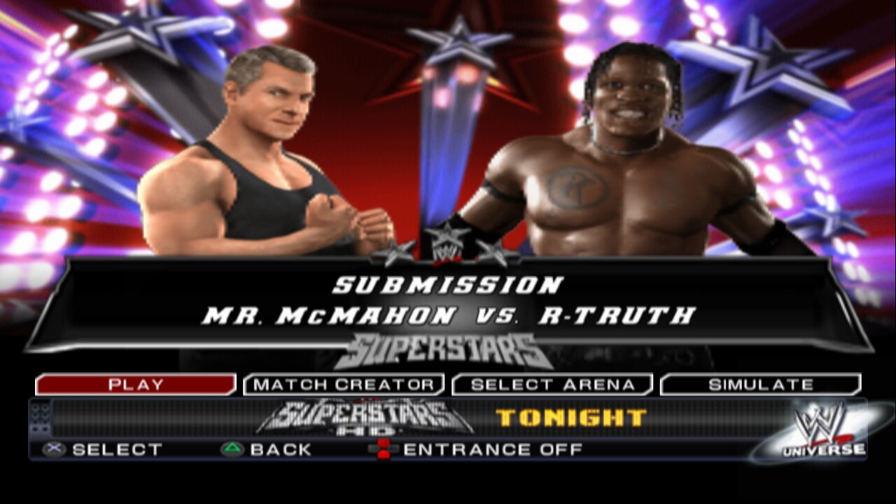 WWE SmackDown vs. Raw 2011 Mr. McMahon vs R-Truth