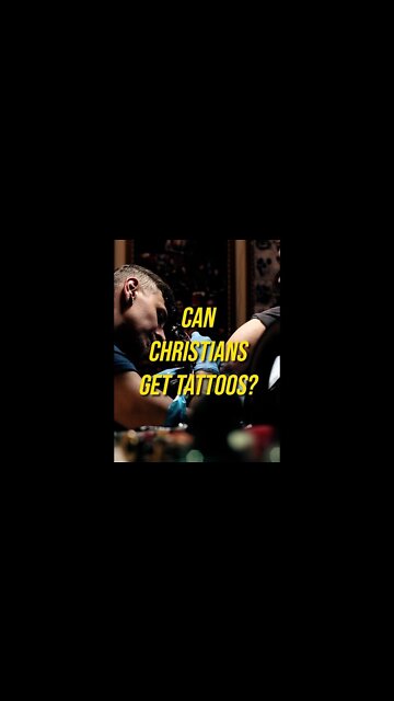 Can Christians Get Tattoos⁉️🤔📖✝️ #shorts