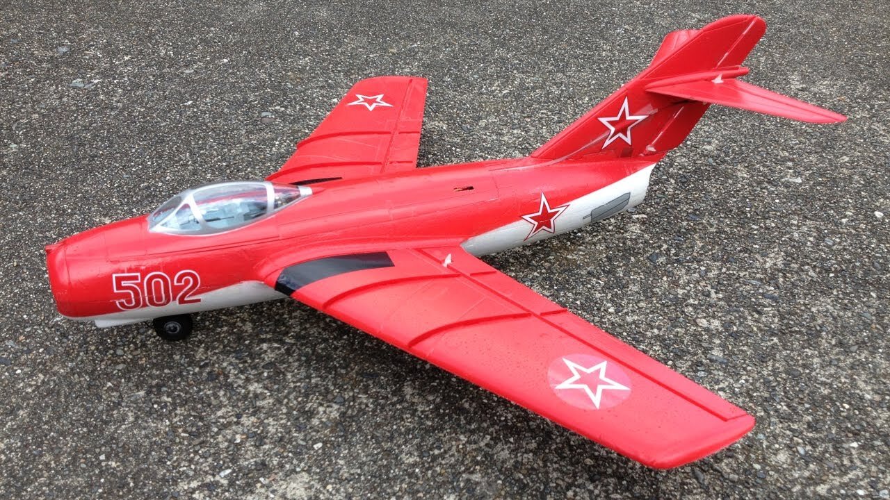 E-Flite UMX MiG-15 DF Ultra Micro EDF Jet with AS3X and Birds at Bender Field