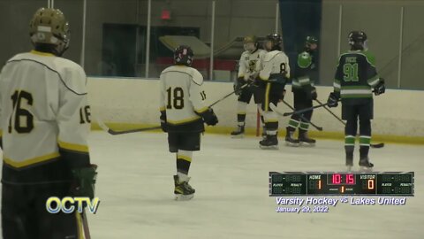 Varsity Hockey vs. Lakes United 1-29-22