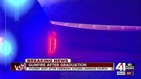 Student shot at Center High School graduation