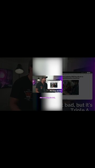 Does it Suck to Work for AAA Studios? #shorts