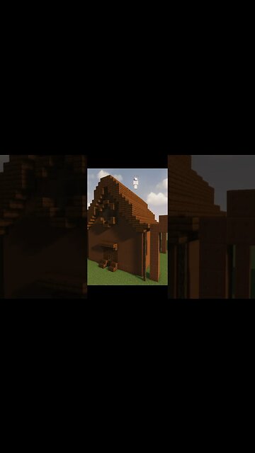 Minecraft but I can only build with brown (poop edition)