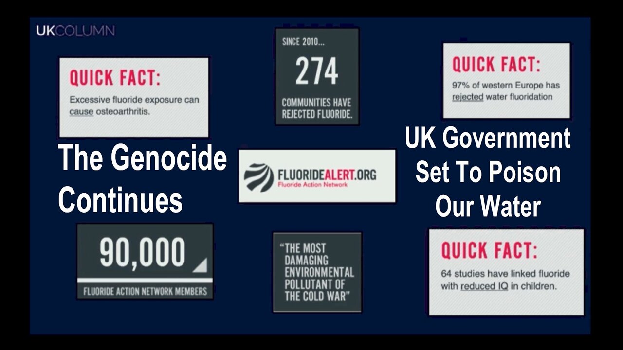 Water Fluoridation Attack By UK Government.