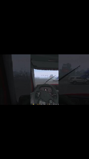 Rainy Drive American Truck Simulator #shorts