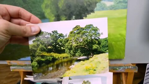 Painting Large Foreground Trees