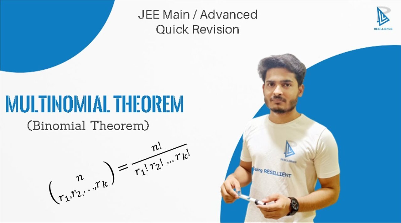 Multinomial Theorem [Binomial Theorem] | Quick Revision Series | JEE Main Mathematics || RESILLIENCE