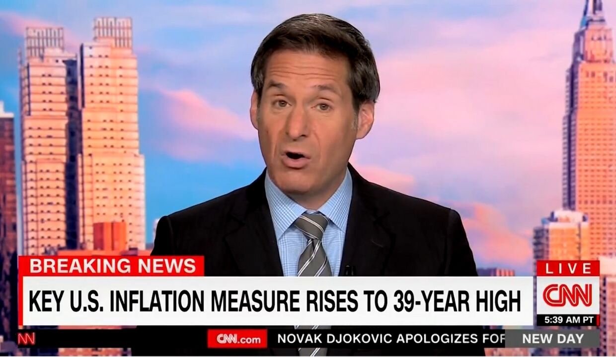 'YIKES!': CNN Host Reacts to Bidenflation Numbers