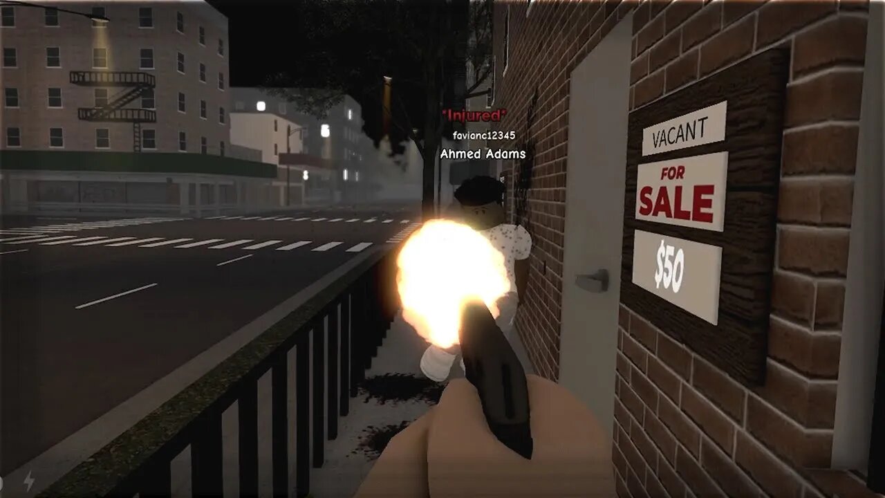 BRO JUMPED ME AND GOT KILLED IN THIS NEW ROBLOX HOOD GAME