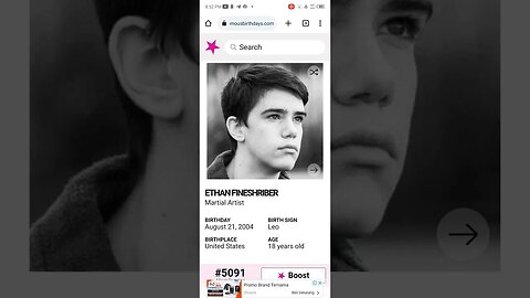 HAPPY 18 BIRTHDAY ETHAN FINESHRIBER Martial Artist