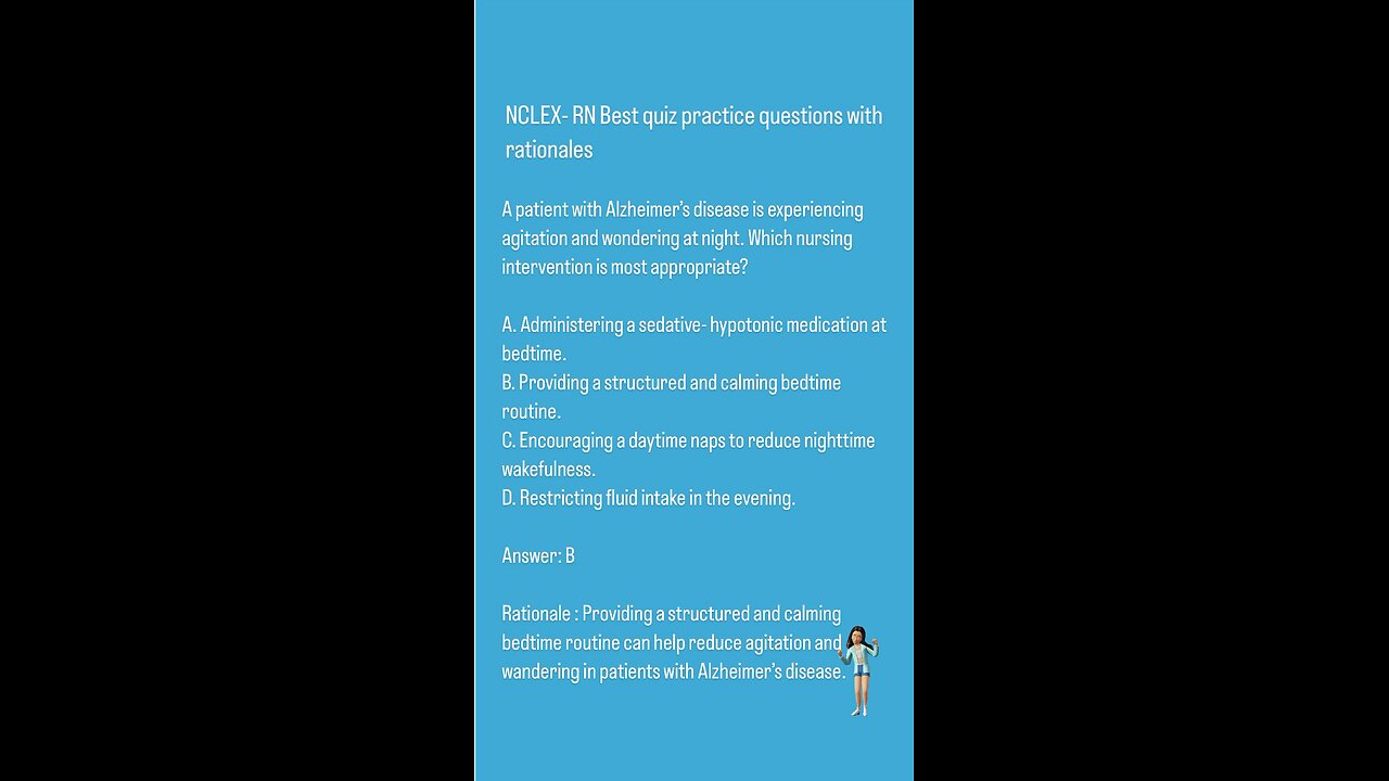 NCLEX-RN Professional standard quiz questions with rationals