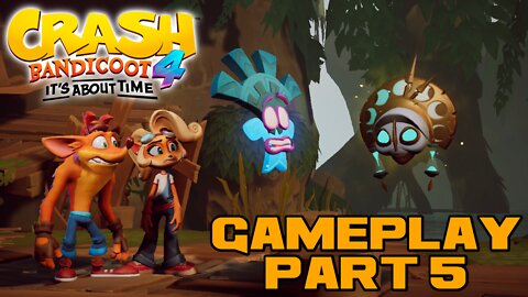 🎮👾🕹 Crash Bandicoot 4: It's About Time - Part 5 - Nintendo Switch Gameplay 🕹👾🎮 😎Benjamillion